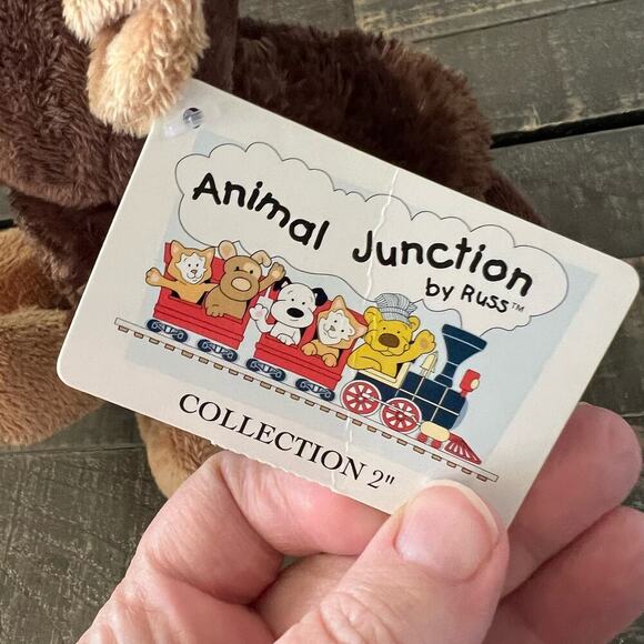 Animal Junction Applause Monkey "Monty" Plush, Monkey Stuffed Animal - Picture 3 of 5